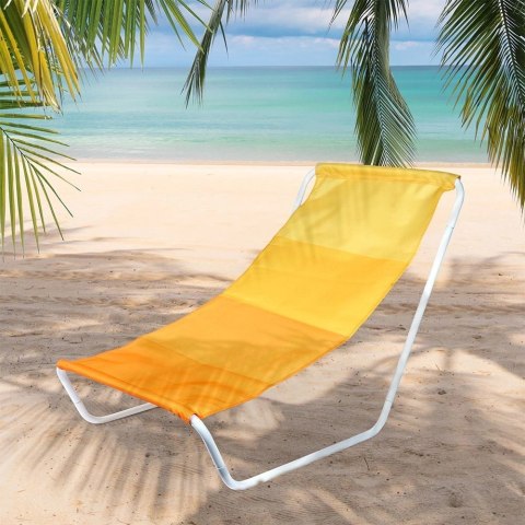 Leżak Plażowy Składany Metalowy z Torbą Transportową VILDE 86 x 51,5 cm Vilde Leżak Plażowy Składany Metalowy z Torbą Transportową VILDE 86 x 51,5 cm Vilde