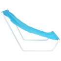 Leżak Plażowy Składany Metalowy z Torbą Transportową VILDE 86 x 51,5 cm Vilde