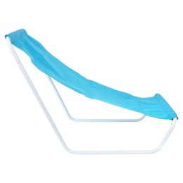 Leżak Plażowy Składany Metalowy z Torbą Transportową VILDE 86 x 51,5 cm Vilde