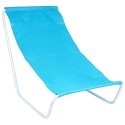 Leżak Plażowy Składany Metalowy z Torbą Transportową VILDE 86 x 51,5 cm Vilde