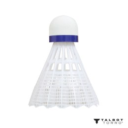 Lotki do Badmintona Nylonowe Białe Wytrzymałe TALBOT TORRO MEDIUM 350 6 szt TALBOT TORRO
