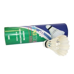 Lotki/Piłki do Badmintona Spartan Naturalne Pióra 6 szt. Spartan Sport