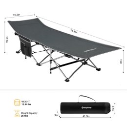 Łóżko Turystyczne Kempingowe KING CAMP Comfort MASTER SPORT s.r.o.