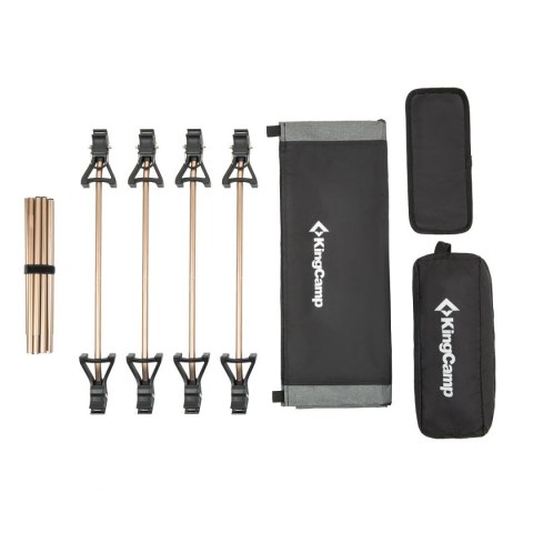 Łóżko Turystyczne Składane Polowe KING CAMP Ultralight Cot Czarne MASTER SPORT s.r.o. Łóżko Turystyczne Składane Polowe KING CAMP Ultralight Cot Czarne MASTER SPORT s.r.o.