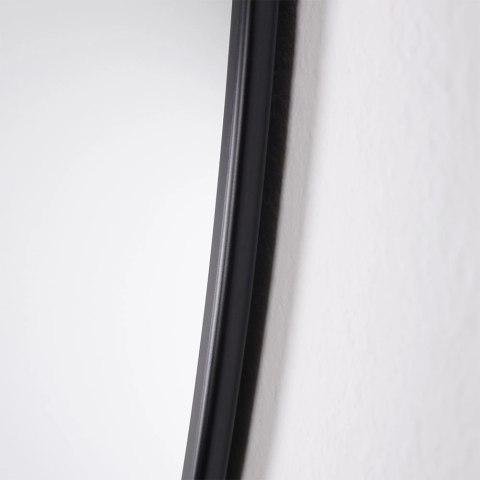 Lustro ścienne czarne okrągłe 55 cm Vilde Lustro ścienne czarne okrągłe 55 cm Vilde