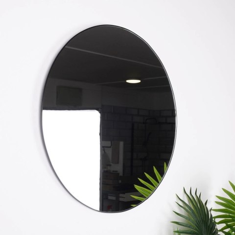 Lustro ścienne czarne okrągłe 55 cm Vilde Lustro ścienne czarne okrągłe 55 cm Vilde
