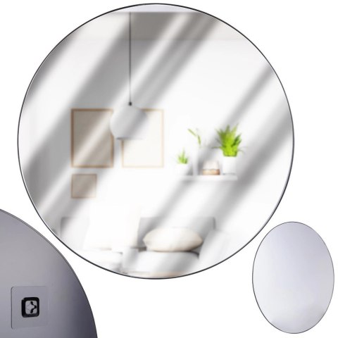 Lustro ścienne czarne okrągłe 55 cm Vilde Lustro ścienne czarne okrągłe 55 cm Vilde