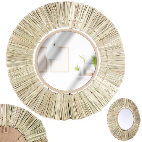 Lustro ścienne okrągłe 42 cm Home Styling Collection Lustro ścienne okrągłe 42 cm Home Styling Collection