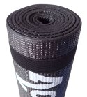 Mata ACRA Fitness do Ćwiczeń Jogi 4 mm Czarna Acra