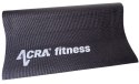 Mata ACRA Fitness do Ćwiczeń Jogi 4 mm Czarna Acra