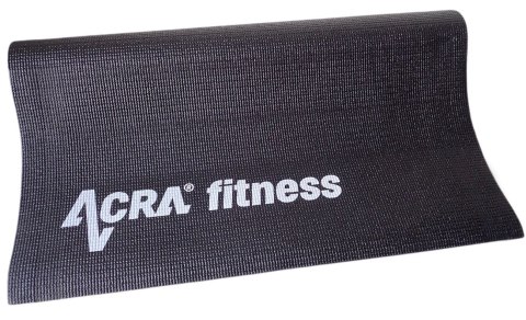 Mata ACRA Fitness do Ćwiczeń Jogi 4 mm Czarna Acra Mata ACRA Fitness do Ćwiczeń Jogi 4 mm Czarna Acra