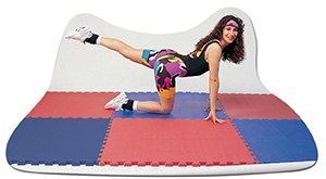 Mata Puzzle Czerwono-Niebieska 100 x 100 x 2 cm Spartan Sport Mata Puzzle Czerwono-Niebieska 100 x 100 x 2 cm Spartan Sport