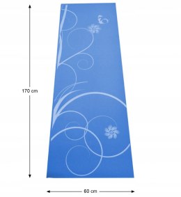 Mata do Ćwiczeń Jogi SPARTAN Blue 170 x 60 cm - niebieska Spartan Sport