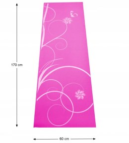 Mata do Ćwiczeń Jogi SPARTAN Pink 170 x 60 cm - różowa Spartan Sport
