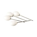 Miseczki na przekąski porcelanowe białe WHITELINE 28,5 cm 10 el. Orion