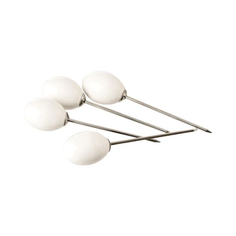 Miseczki na przekąski porcelanowe białe WHITELINE 28,5 cm 10 el. Orion Miseczki na przekąski porcelanowe białe WHITELINE 28,5 cm 10 el. Orion