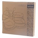 Miseczki na przekąski porcelanowe białe WHITELINE 28,5 cm 10 el. Orion