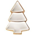Miseczki na przekąski porcelanowe białe WHITELINE 28 cm 4 el. Orion