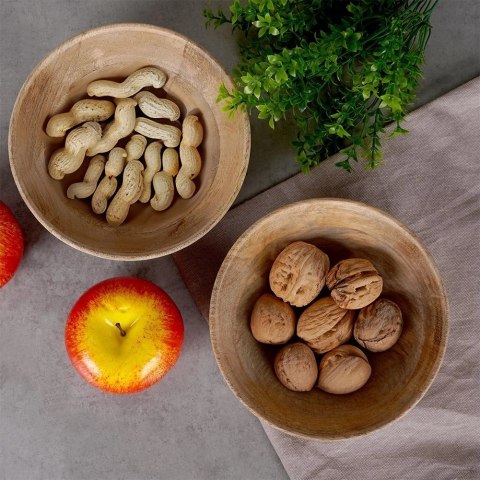 Miska drewniana 16 cm, 400 ml 2 szt. Home Styling Collection Miska drewniana 16 cm, 400 ml 2 szt. Home Styling Collection