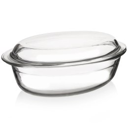 Naczynie żaroodporne szklane z pokrywką 33x20x13 cm, 3 l Orion