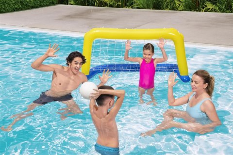 Zestaw Bramka do Piłki Wodnej Waterball z Piłką Siatką Dmuchana Pompowana Bestway Zestaw Bramka do Piłki Wodnej Waterball z Piłką Siatką Dmuchana Pompowana Bestway