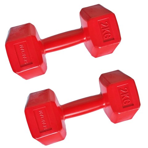 Zestaw Hantli Ciężarków Spartan 2 x 2 Kg Spartan Sport Zestaw Hantli Ciężarków Spartan 2 x 2 Kg Spartan Sport