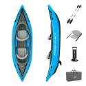 Zestaw Kajak Dwuosobowy Dmuchany Pompowany Wiosła Pompka Torba 331 x 88 cm Bestway