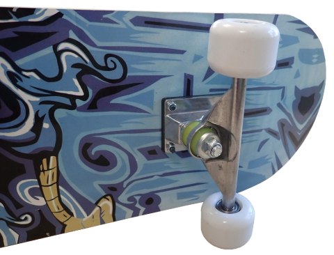 Deskorolka Klasyczna dla Dzieci Drewniana KUBISPORT Graffiti