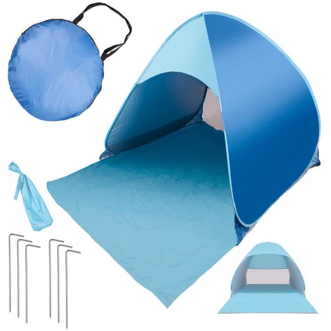 Namiot plażowy parawan samorozkładający na plażę ogród ogrodowy POPUP ochronny UV Namiot plażowy parawan samorozkładający na plażę ogród ogrodowy POPUP ochronny UV