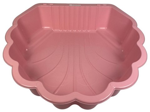 Piaskownica zamykana basen Muszelka Twins podwójna 2w1 160x87,5x19,5cm różowa Piaskownica zamykana basen Muszelka Twins podwójna 2w1 160x87,5x19,5cm różowa