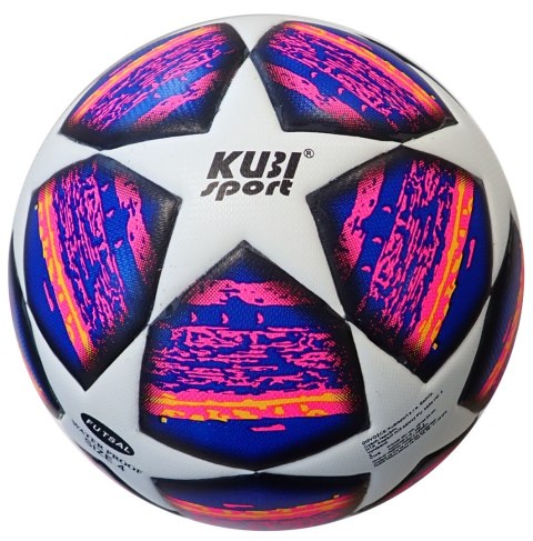 Piłka do Nogi Piłki Nożnej Halowej Futsal Solidna KUBISPORT Rozmiar 4