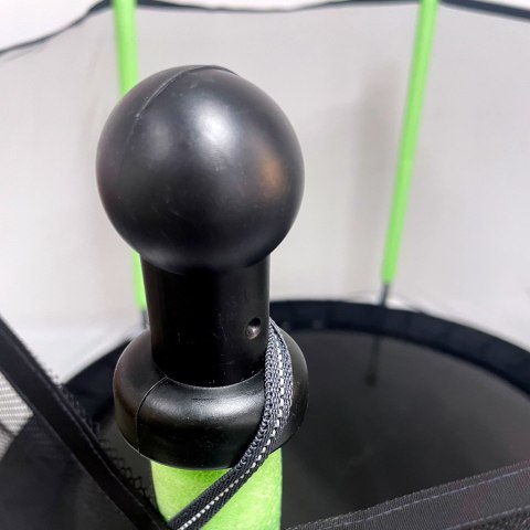 Trampolina do domu ogrodu dla dzieci siatka piłki 140cm 55inch zielona Trampolina do domu ogrodu dla dzieci siatka piłki 140cm 55inch zielona