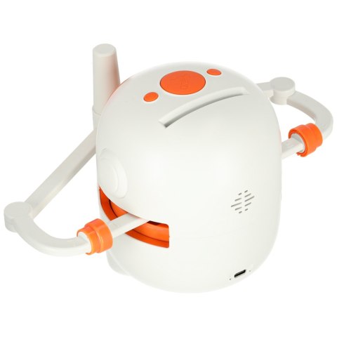 Robot edukacyjny interaktywny nauka rysowania pisania zestaw fiszki mazaki pomarańczowy Robot edukacyjny interaktywny nauka rysowania pisania zestaw fiszki mazaki pomarańczowy