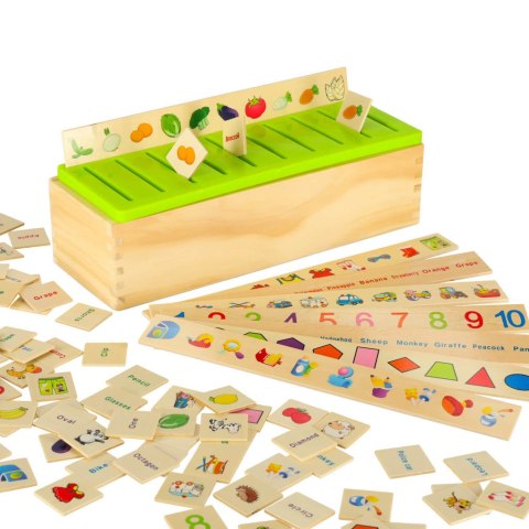 Sorter drewniany układanka logiczna dopasuj obrazki Sorter drewniany układanka logiczna dopasuj obrazki