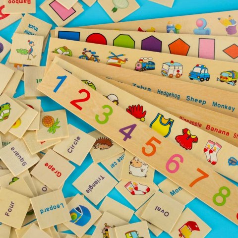 Sorter drewniany układanka logiczna dopasuj obrazki Sorter drewniany układanka logiczna dopasuj obrazki