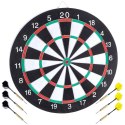 Tarcza do gry w darta drewniana dwustronna 42 cm Master Darts