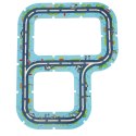 Tor samochodowy puzzle policja auto z napędem znaki drogowe ulica miasto 47 elementów