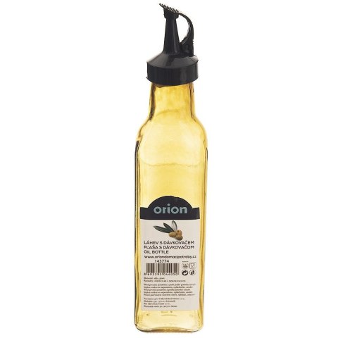 Butelka na oliwę z dozownikiem szklana żółta 265 ml Grupa Orion Sp. z o.o. Butelka na oliwę z dozownikiem szklana żółta 265 ml Grupa Orion Sp. z o.o.