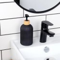 Dozownik do mydła szklany czarny 400 ml Grupa Orion Sp. z o.o.