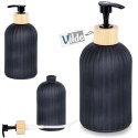 Dozownik do mydła szklany czarny 400 ml Grupa Orion Sp. z o.o.