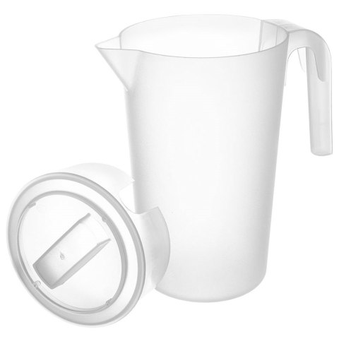 Dzbanek do napojów z pokrywką uchwytem dzióbkiem plastikowy 2,3 l Grupa Orion Sp. z o.o. Dzbanek do napojów z pokrywką uchwytem dzióbkiem plastikowy 2,3 l Grupa Orion Sp. z o.o.