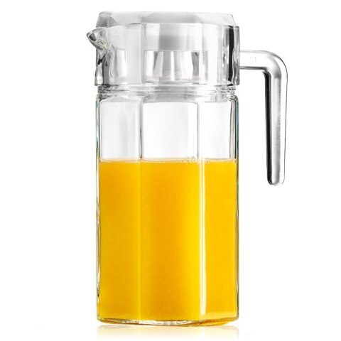 Dzbanek szklany do wody kompotu napojów lemoniady z uchwytem i pokrywką 1,5 l Grupa Orion Sp. z o.o. Dzbanek szklany do wody kompotu napojów lemoniady z uchwytem i pokrywką 1,5 l Grupa Orion Sp. z o.o.