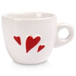Filiżanka do kawy espresso ceramiczna serce 80 ml Grupa Orion Sp. z o.o.