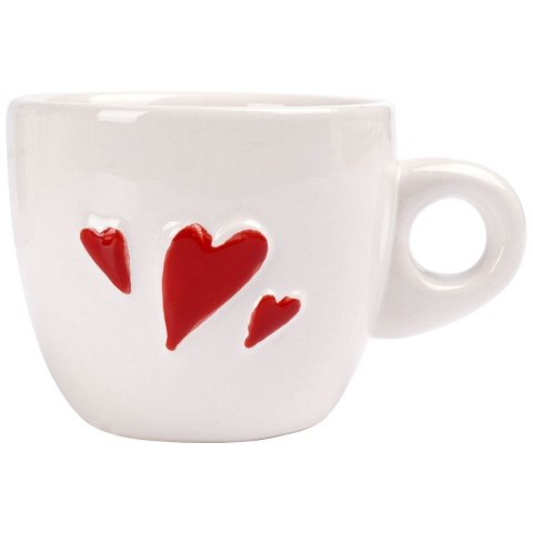 Filiżanka do kawy espresso ceramiczna serce 80 ml Grupa Orion Sp. z o.o. Filiżanka do kawy espresso ceramiczna serce 80 ml Grupa Orion Sp. z o.o.