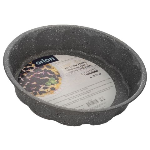 Forma do pieczenie blacha do ciasta pizzy zapiekania okrągła granitowa GRANDE 28,5 cm Grupa Orion Sp. z o.o. Forma do pieczenie blacha do ciasta pizzy zapiekania okrągła granitowa GRANDE 28,5 cm Grupa Orion Sp. z o.o.