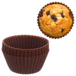 Forma silikonowa do pieczenia muffinek babeczek na muffinki silikonowa foremki 6 sztuk Grupa Orion Sp. z o.o.