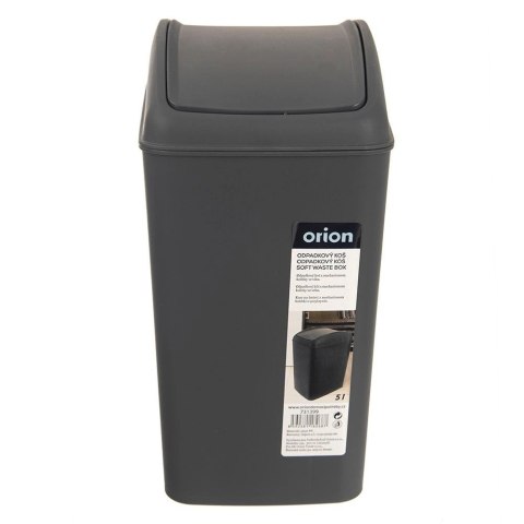 Kosz na śmieci plastikowy szary 5 l Grupa Orion Sp. z o.o. Kosz na śmieci plastikowy szary 5 l Grupa Orion Sp. z o.o.