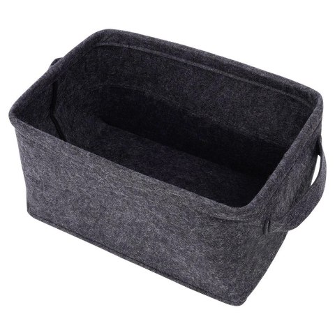 Koszyk do przechowywania filcowy składany czarny 36x27x20 cm Grupa Orion Sp. z o.o. Koszyk do przechowywania filcowy składany czarny 36x27x20 cm Grupa Orion Sp. z o.o.
