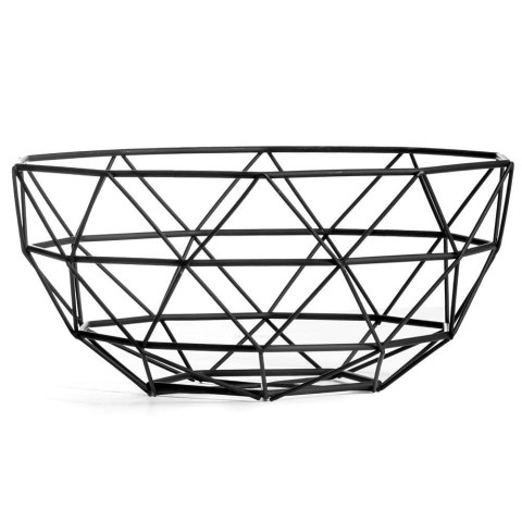 Koszyk na owoce i warzywa geometryczny metalowy czarny kosz patera miska Grupa Orion Sp. z o.o. Koszyk na owoce i warzywa geometryczny metalowy czarny kosz patera miska Grupa Orion Sp. z o.o.