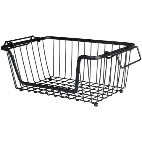 Koszyk na owoce i warzywa metalowy czarny loft 32x20x13,5 cm Grupa Orion Sp. z o.o. Koszyk na owoce i warzywa metalowy czarny loft 32x20x13,5 cm Grupa Orion Sp. z o.o.